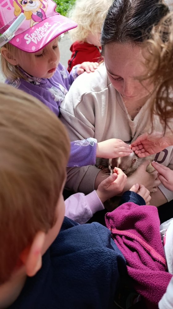 MŠ Mitušova – zvířátka ve školce, duben 2025